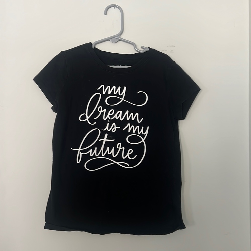 CAT & JACK M (7-8) black t-shirt